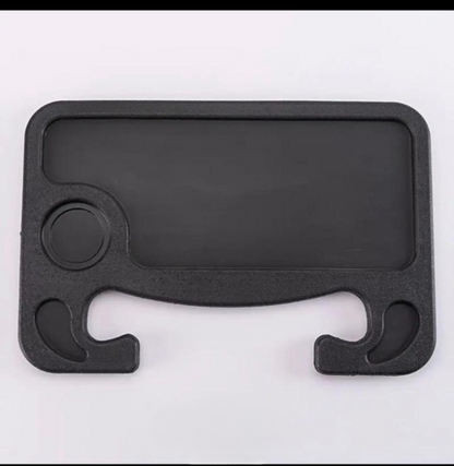 Plastic Steering Wheel Dining & Work Tray for Car – Portable Food Table & Laptop Desk for Driver & Passenger